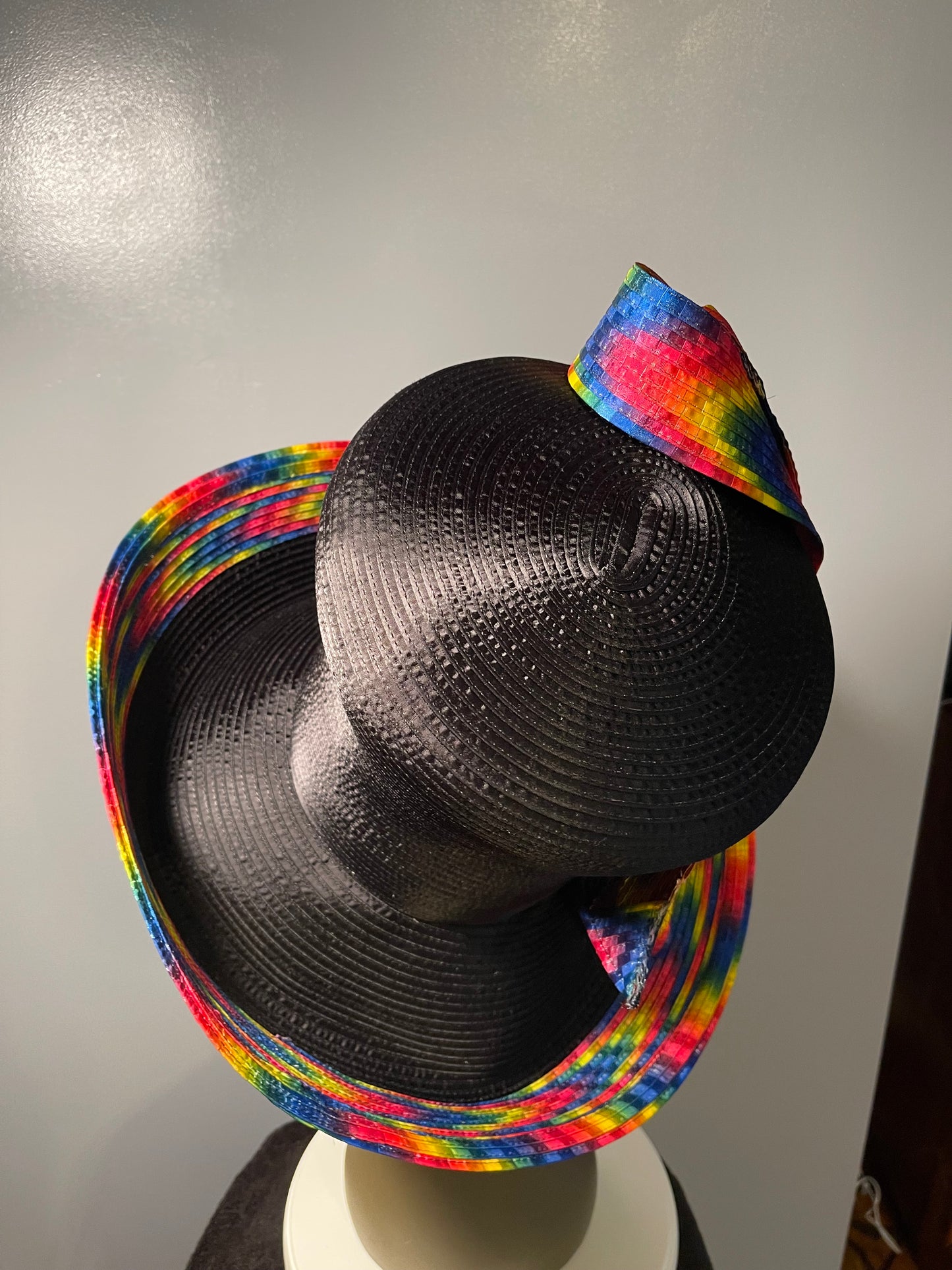 Rainbow Hat with Bow