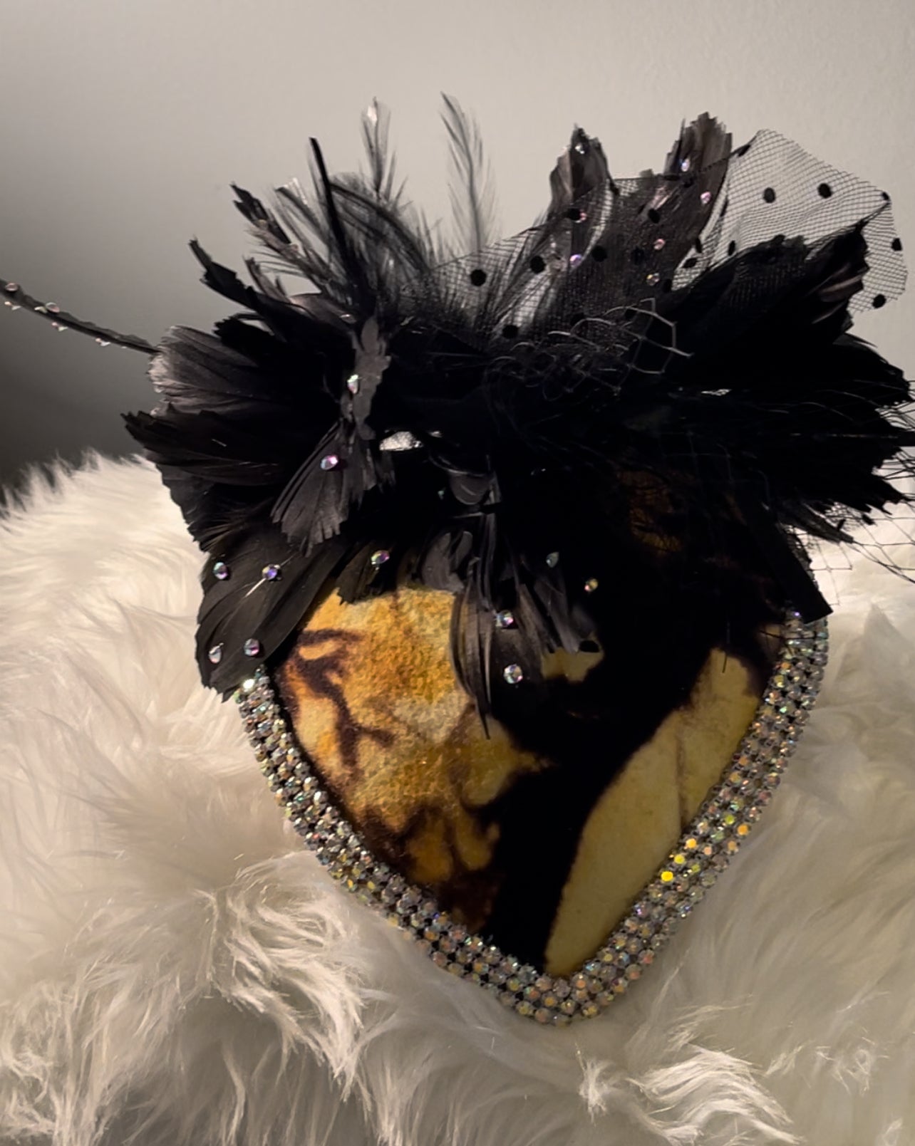 Cowhide Fascinator