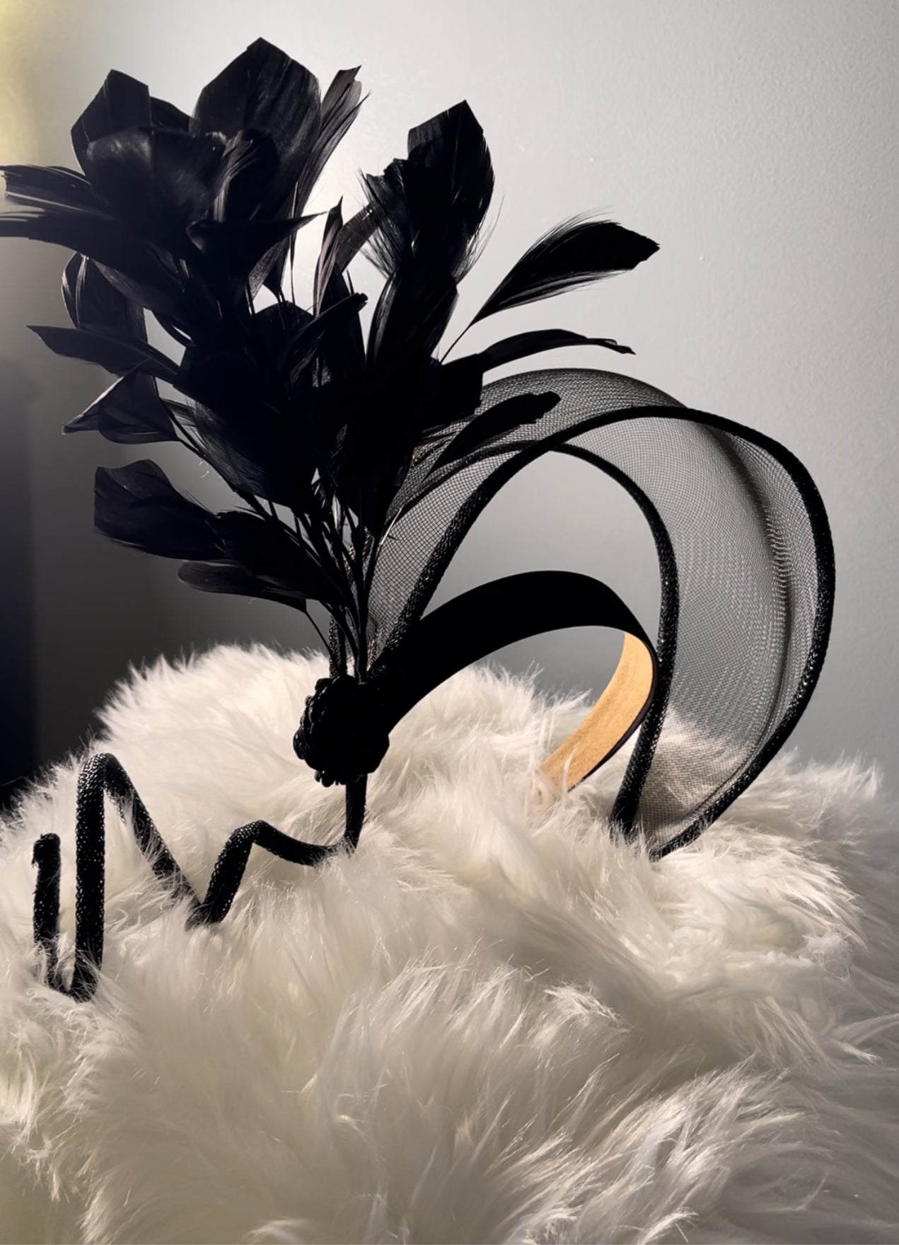 Black Fascinator