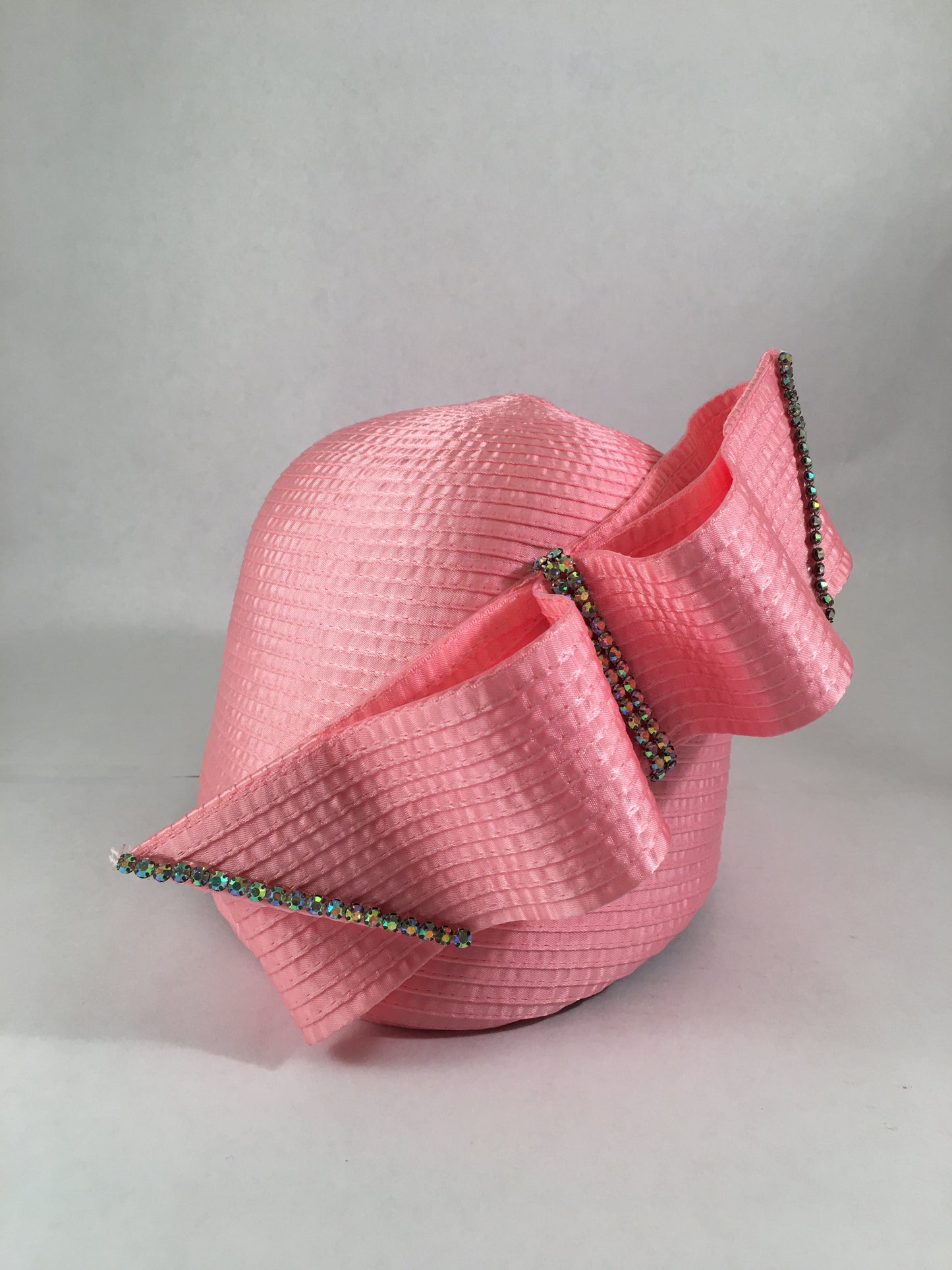 Pink with Rhinestone Bow