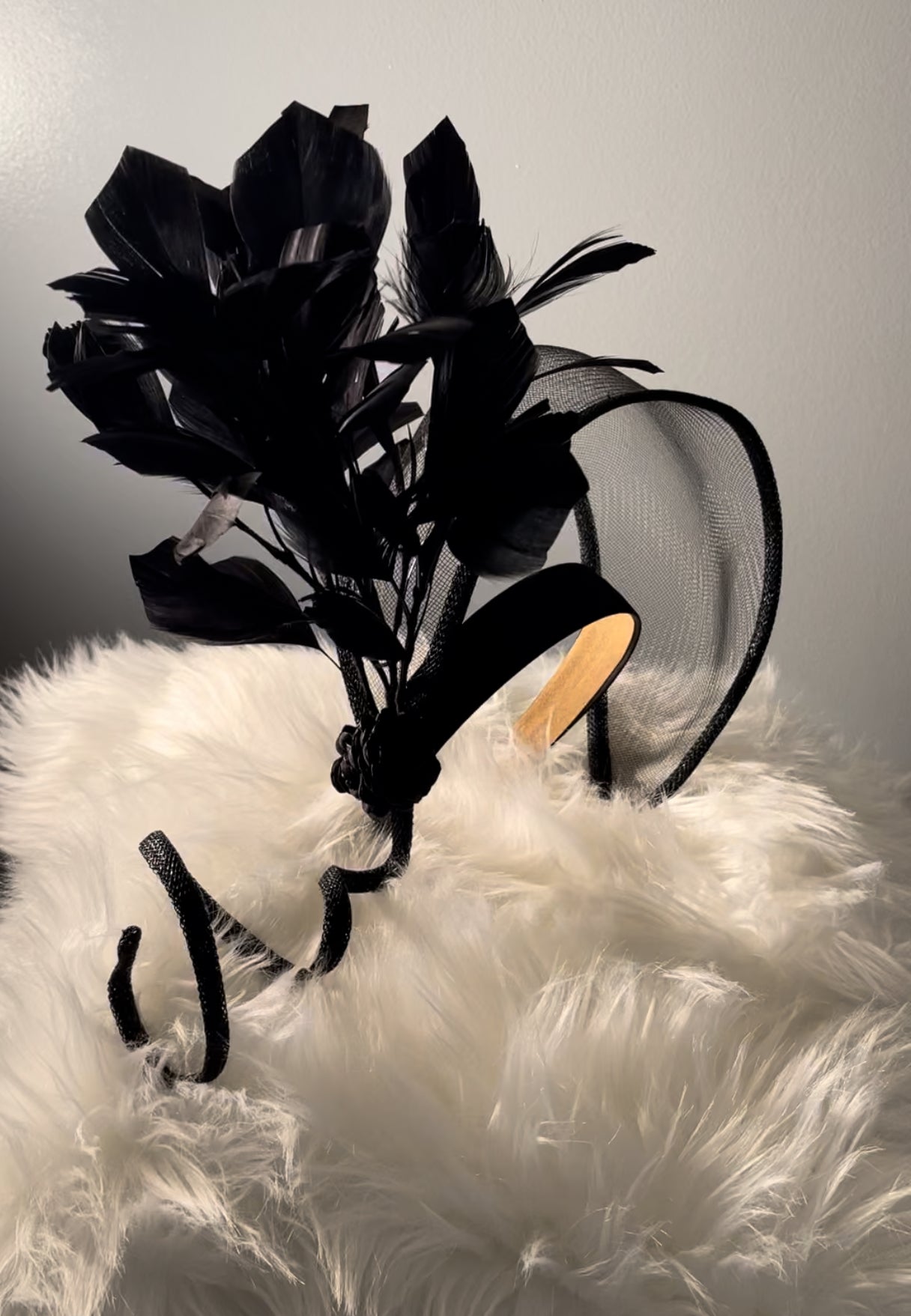 Black Fascinator